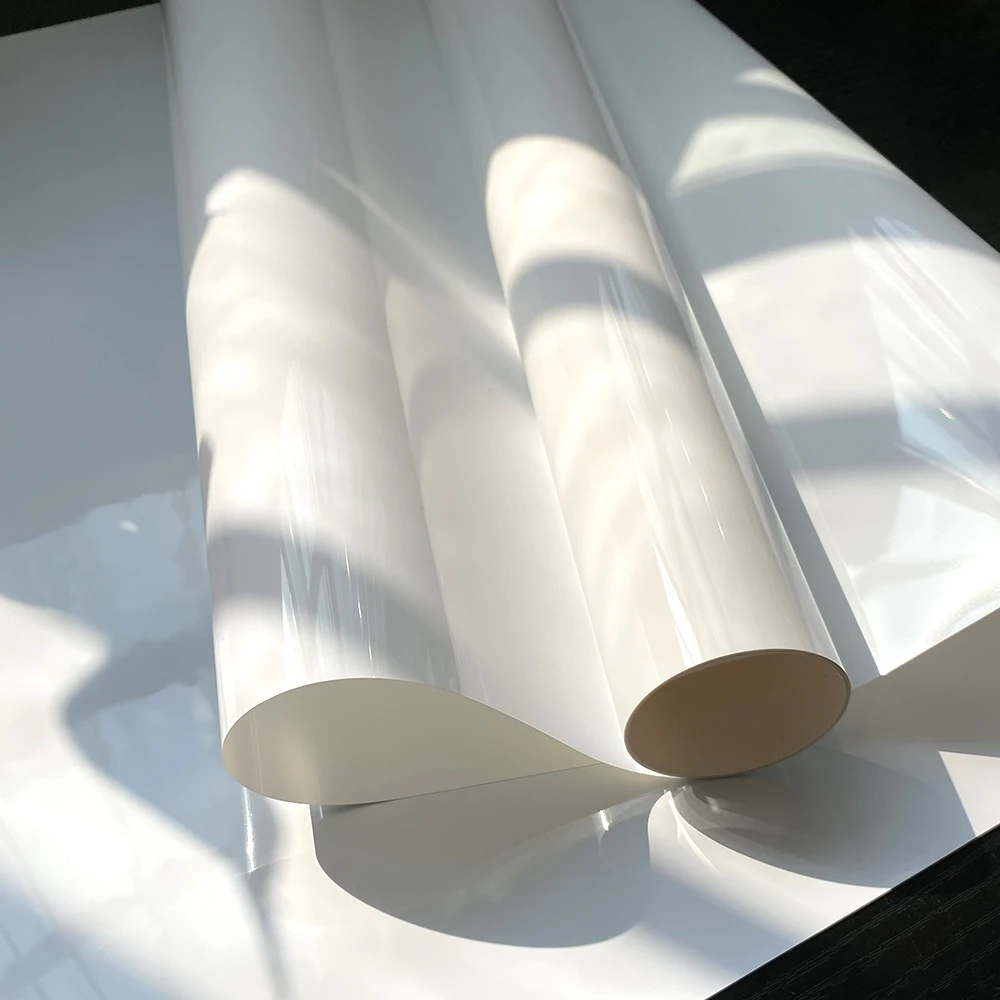 White Toner Transfer Paper - 2/3/5 เมตรสีขาวกระจกหน้าต่างฟิล์มกาวพลังงานแสงอาทิตย์สติกเกอร์สะท้อนแสง UV Protection Tint สําหรับ