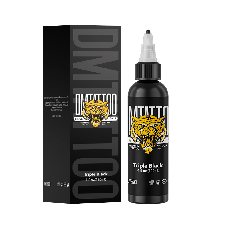 White Toner Transfer Paper - 120ml Tattoo Ink Pigment True สีดํา/Triple