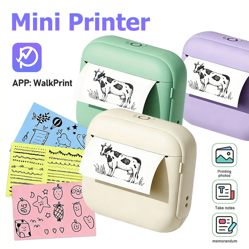 เครื่องพิมพ์พกพา X6 Mini แบบไม - Commercial Photo Printer บทวิจารณ์และราคา