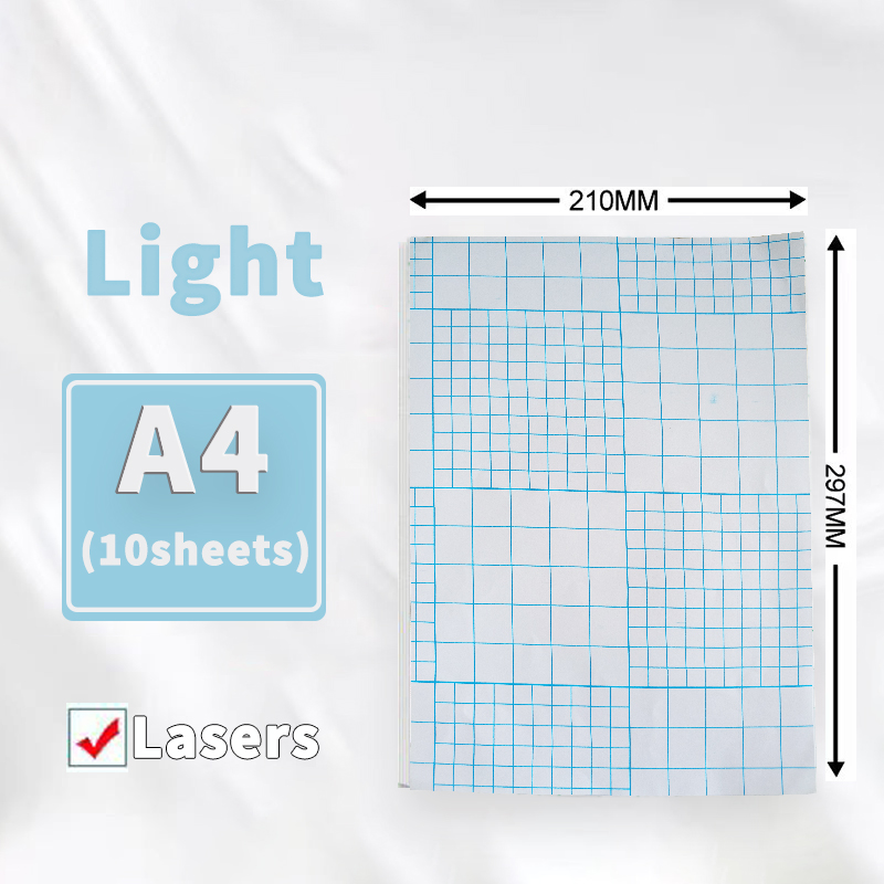 10 แผ่น A4 เลเซอร์การถ่ายเทควา - White Toner Transfer Paper บทวิจารณ์และราคา
