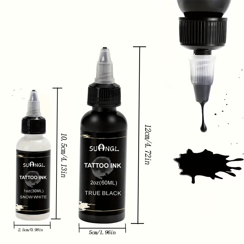 ชุดหมึกสัก SUANGL สีดำ สีขาว 1 - White Toner Transfer Paper บทวิจารณ์และราคา