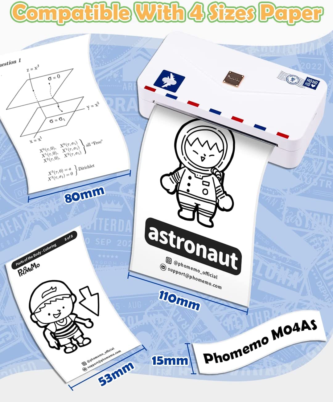M04AS พกพา phomemo 110มม. เครื - Commercial Photo Printer บทวิจารณ์และราคา